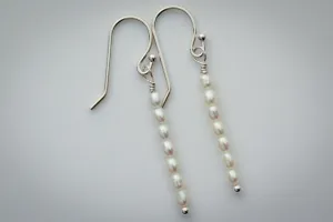 Fresh Water Rice Pearl Earrings