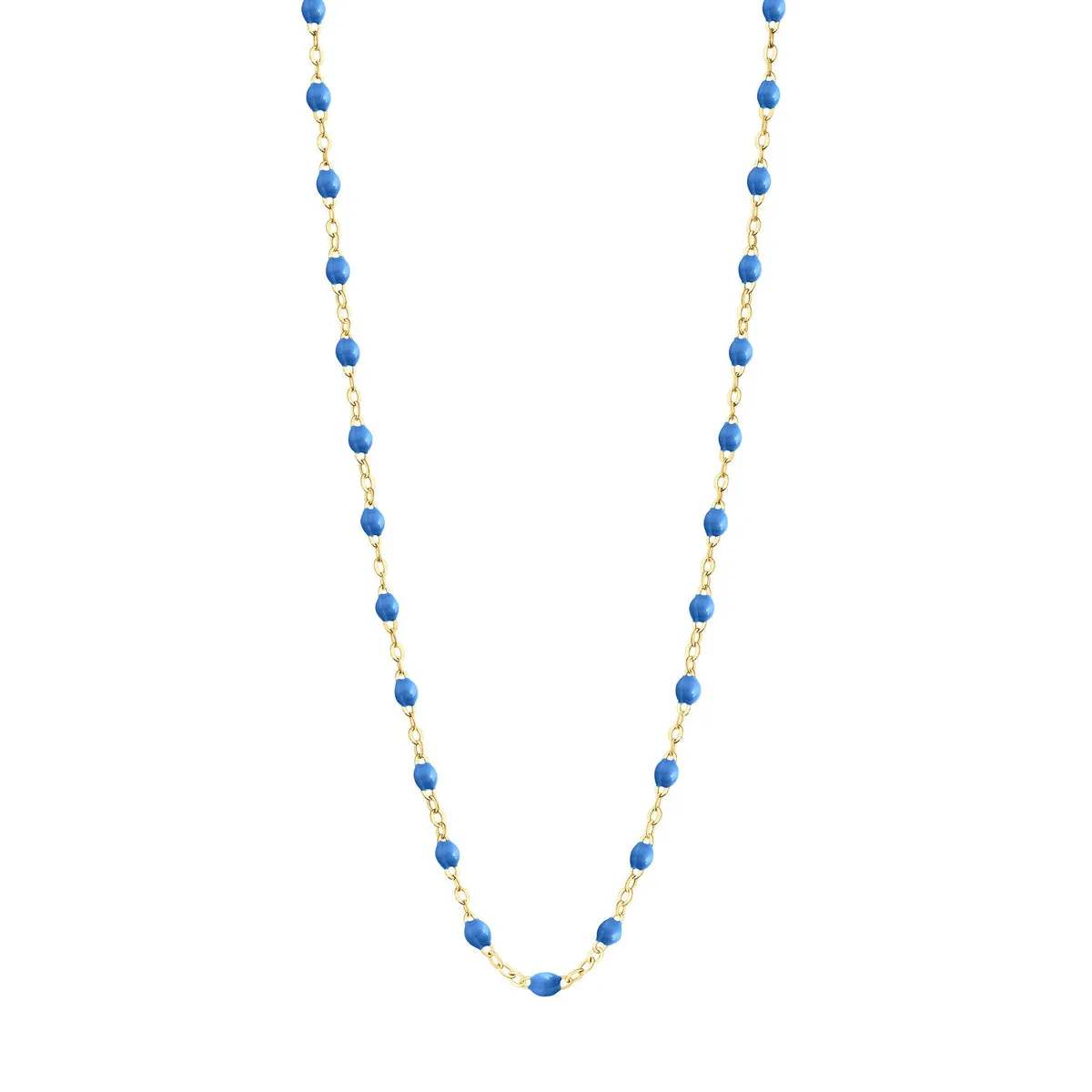 Gigi Clozeau Classic Necklace Blue & Yellow Gold