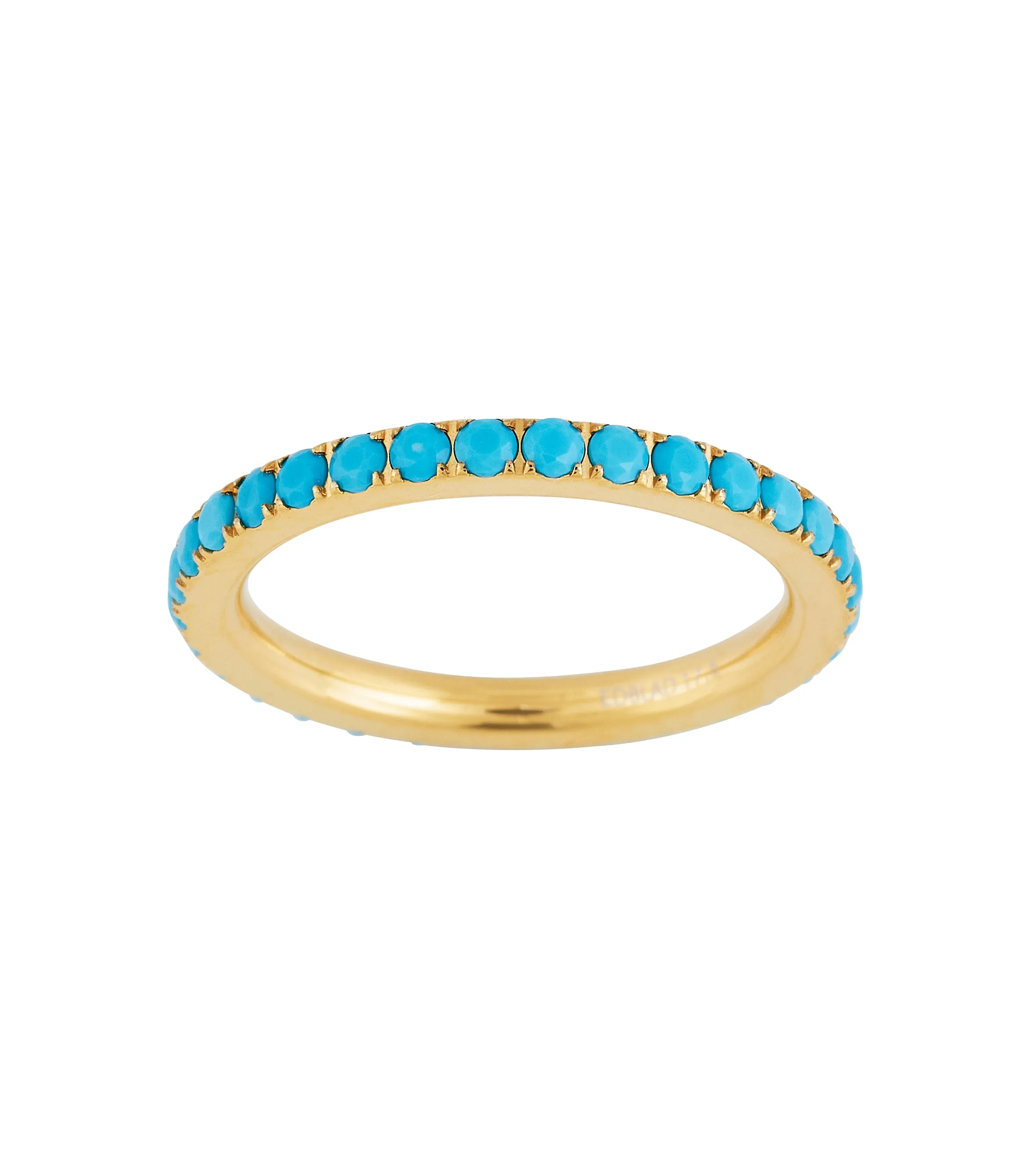 Glow Ring Turquoise Gold
