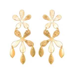 Gold Blossom Earrings