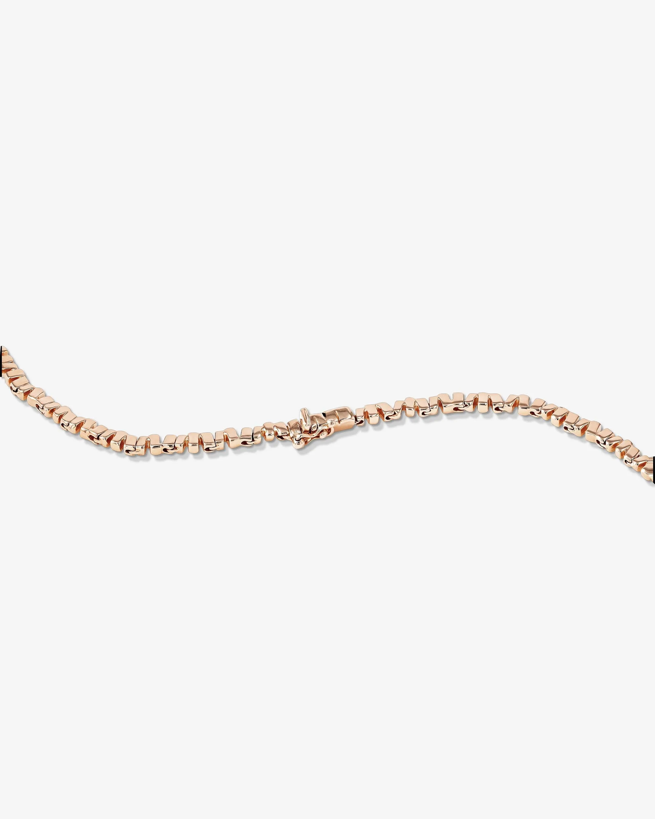 Golden Mini Tennis Necklace