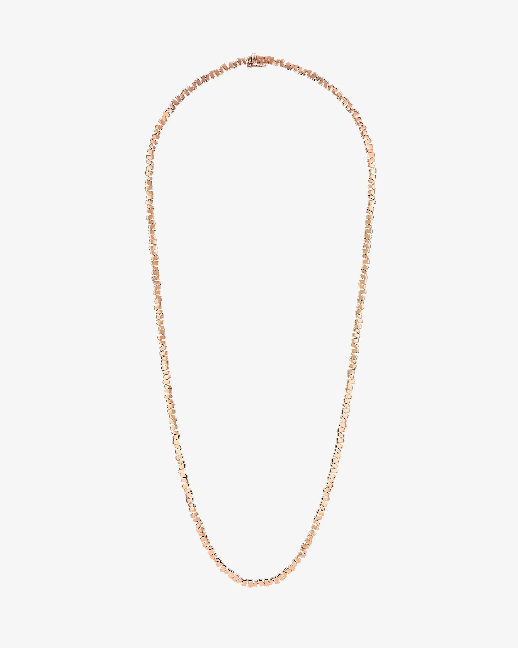 Golden Mini Tennis Necklace