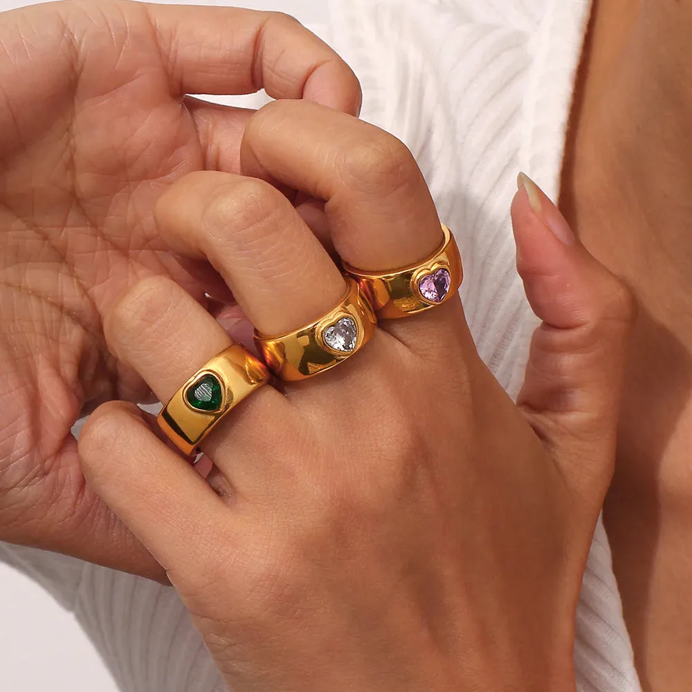 Heartfelt Spark Ring