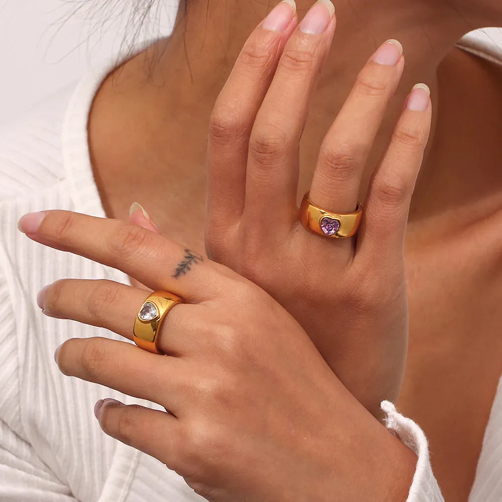 Heartfelt Spark Ring