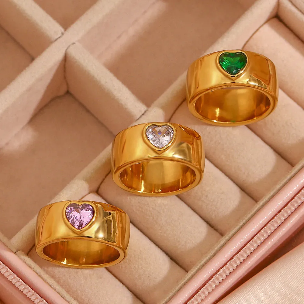 Heartfelt Spark Ring