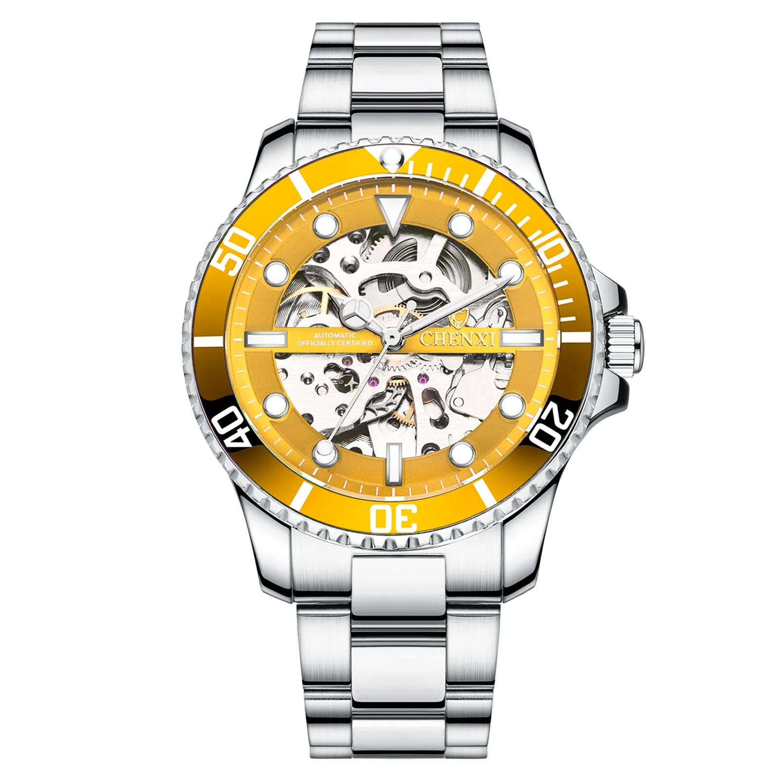 Hollow automatic mechanical watch W28CX888051