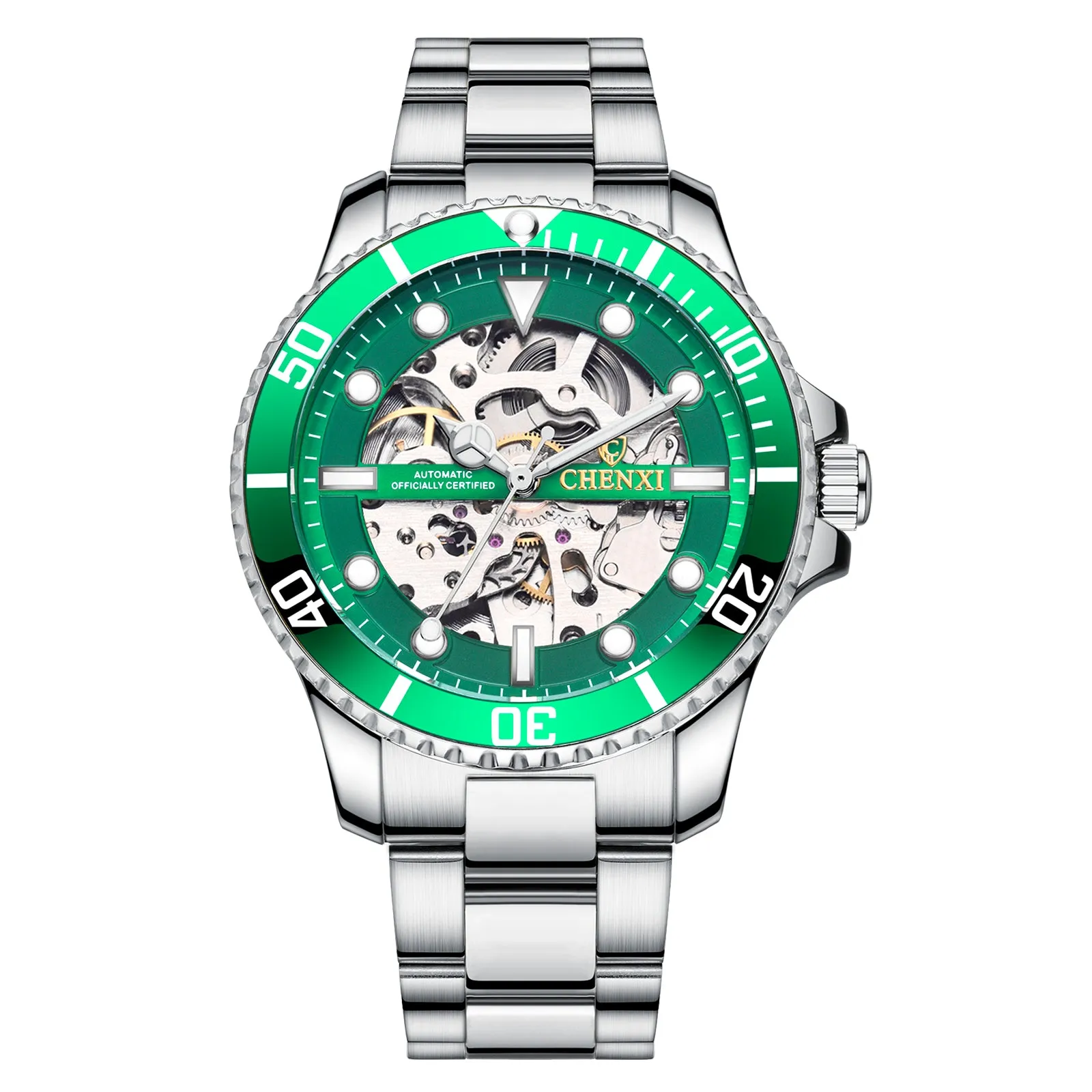 Hollow automatic mechanical watch W28CX888051