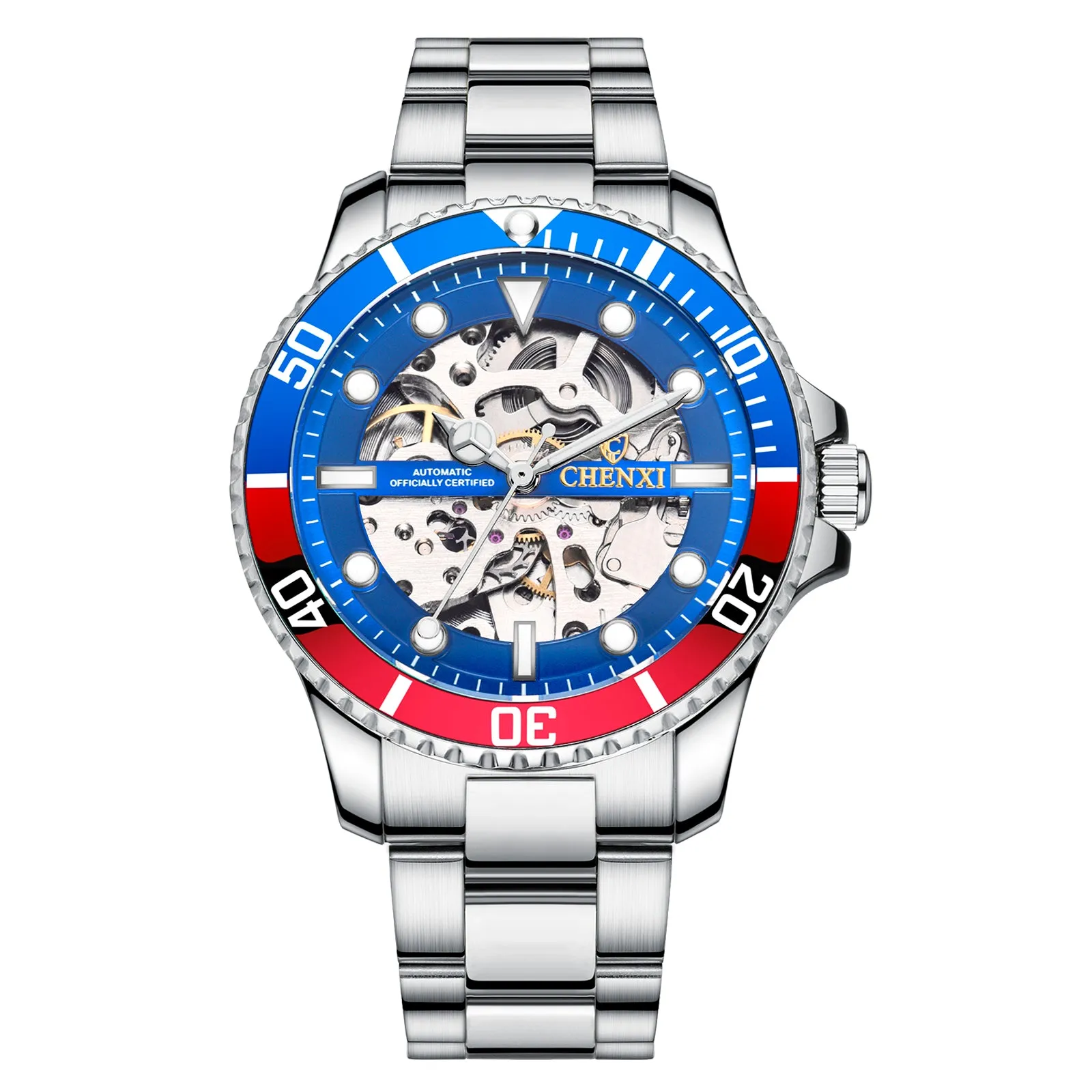Hollow automatic mechanical watch W28CX888051