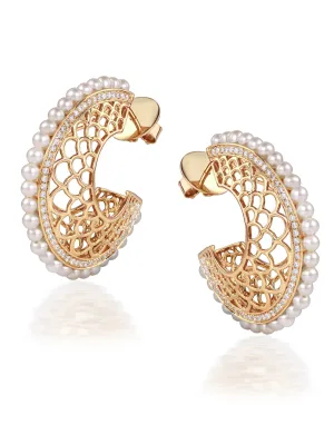 Jodhpur Fresh Water Pearl Earrings