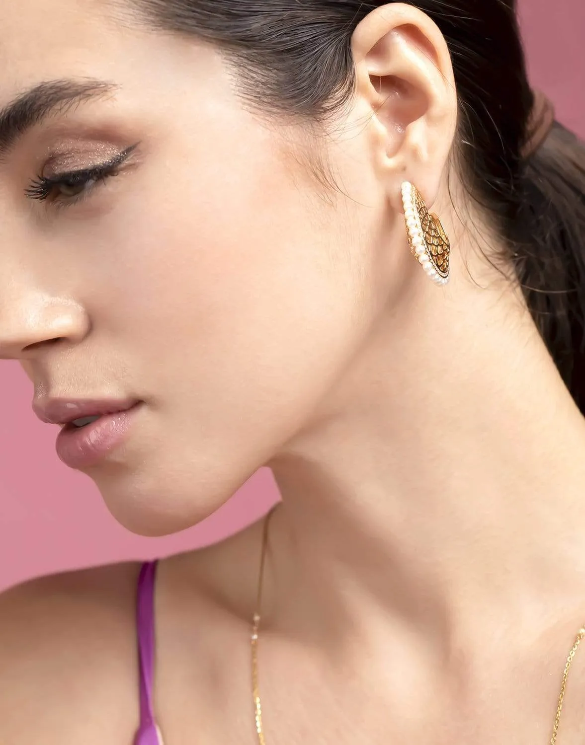 Jodhpur Fresh Water Pearl Earrings