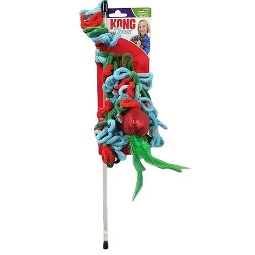 KONG Holiday Teaser Wand Cat Toy