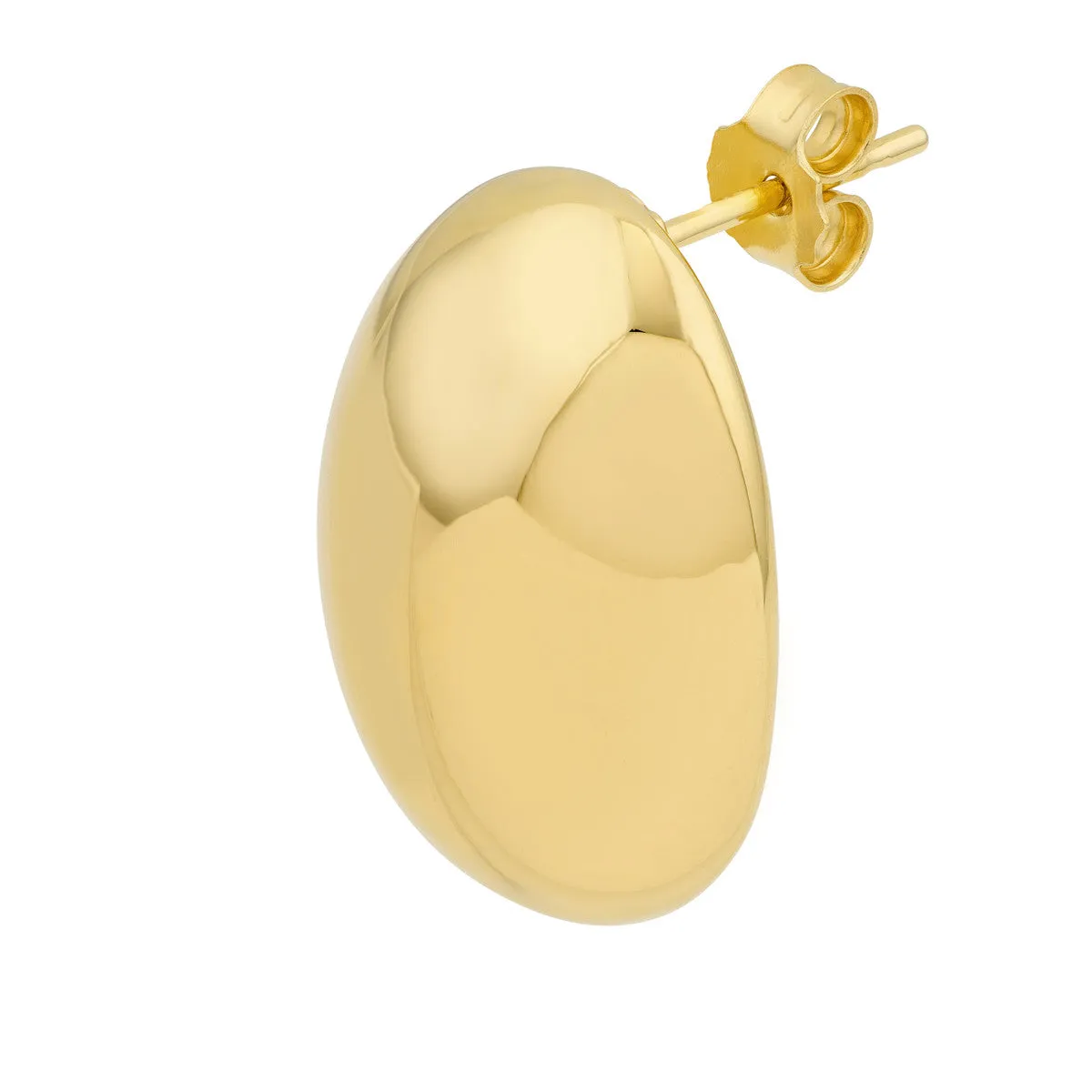 Large Button Earrings