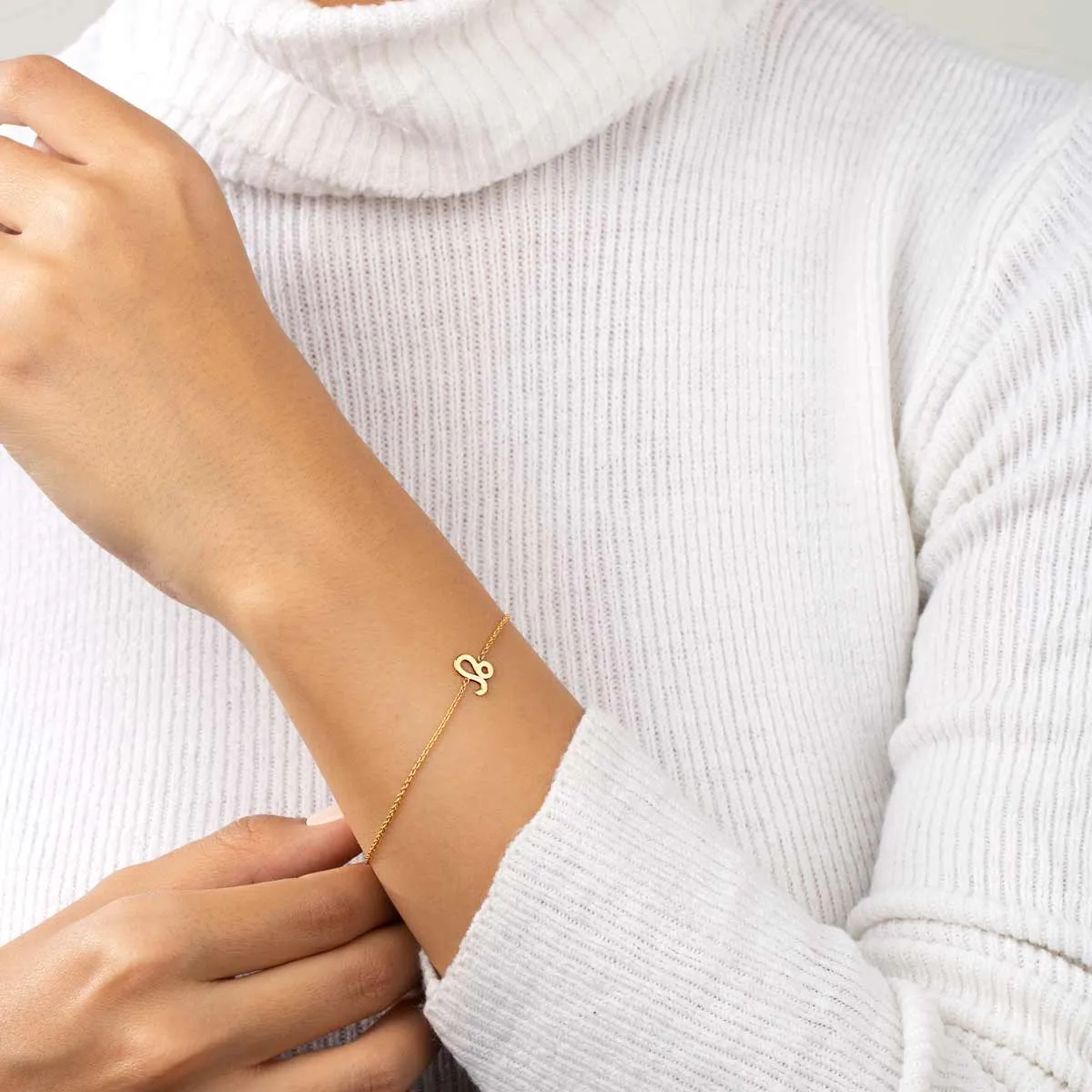 Leo Zodiac Sign Bracelet