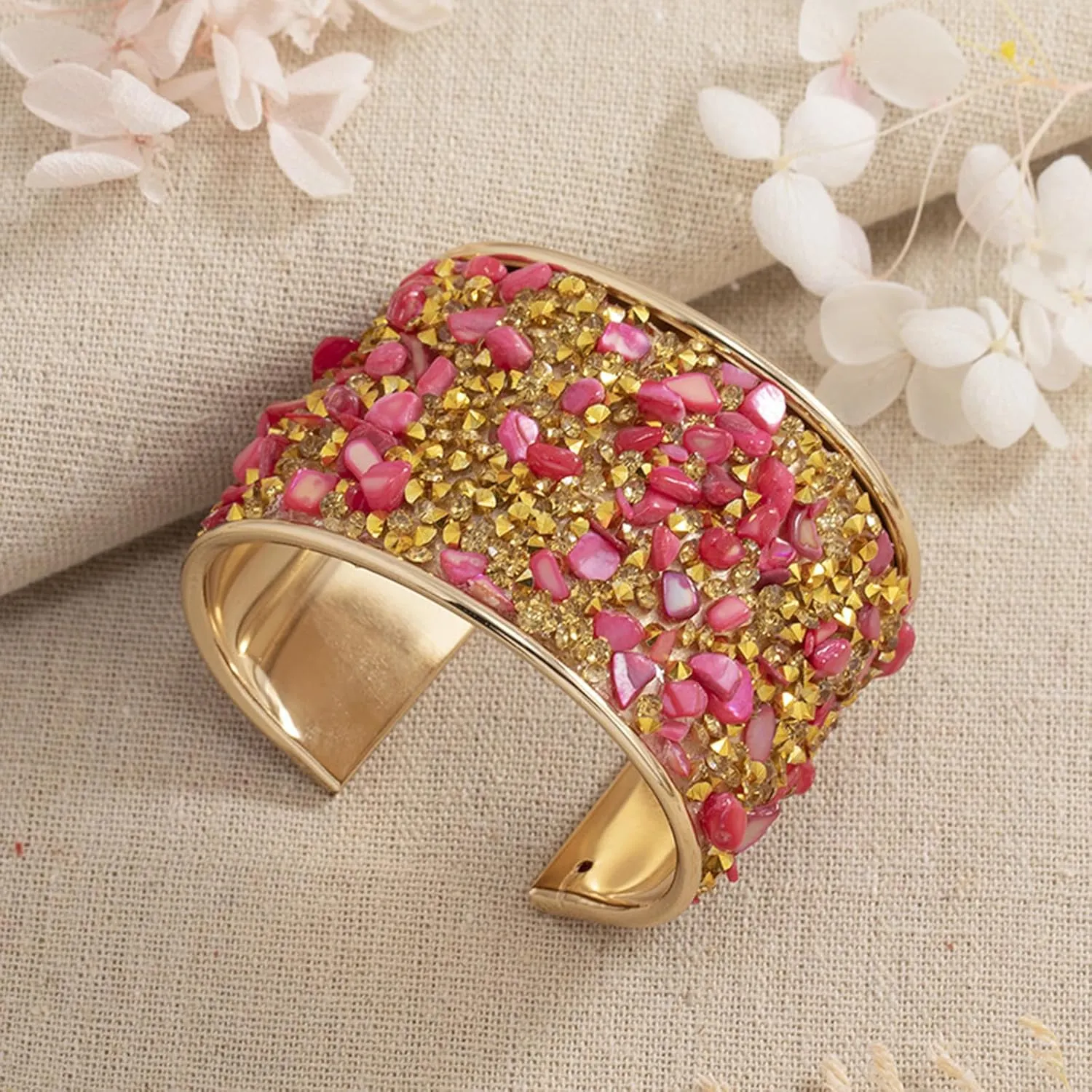 Long tiantian Gold Bangles for Women Bangle Bracelets Chunky Bangles Bracelets Non Tarnish Gold/Silver Bracelet for Women Trendy Jewelry Gifts