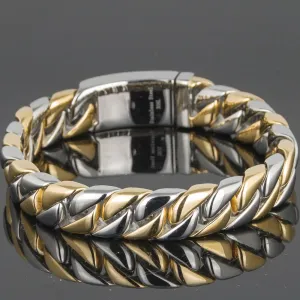 Luxury Gold Plated Bracelet Man Friendship Men's Bracelets