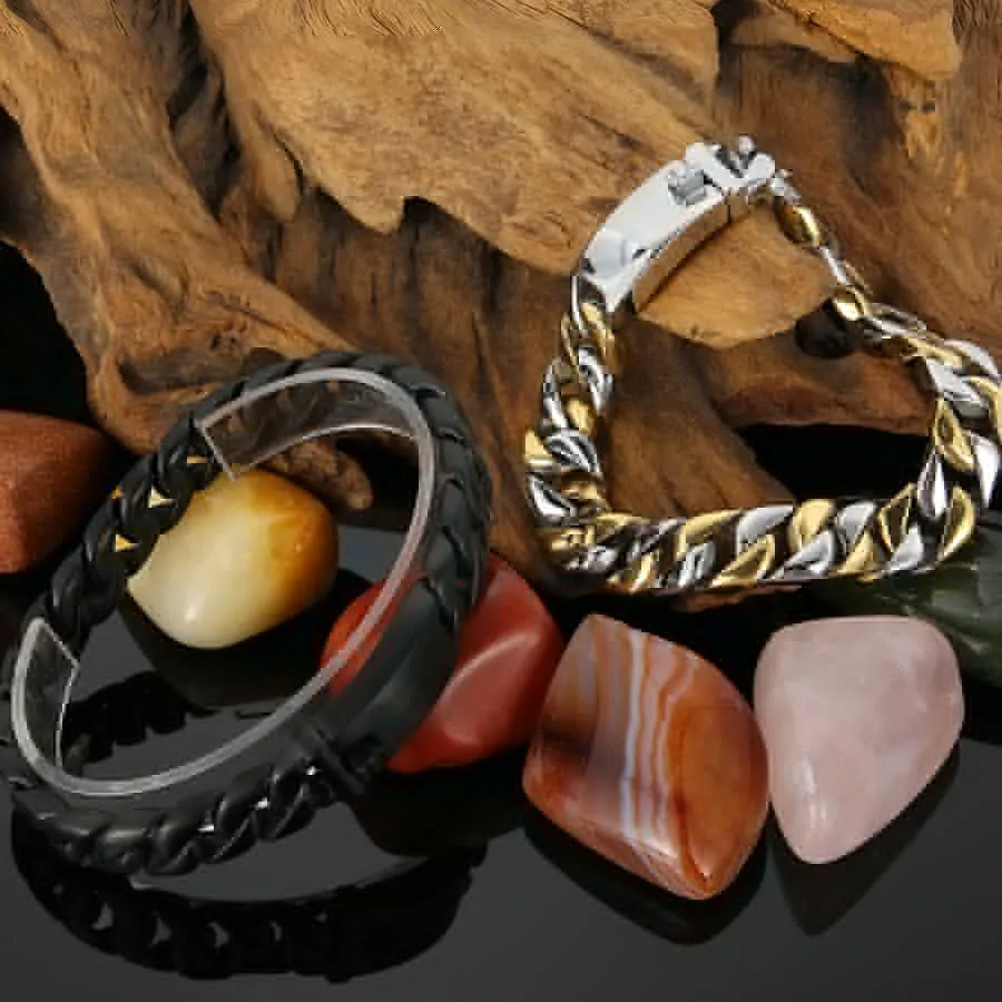 Luxury Gold Plated Bracelet Man Friendship Men's Bracelets