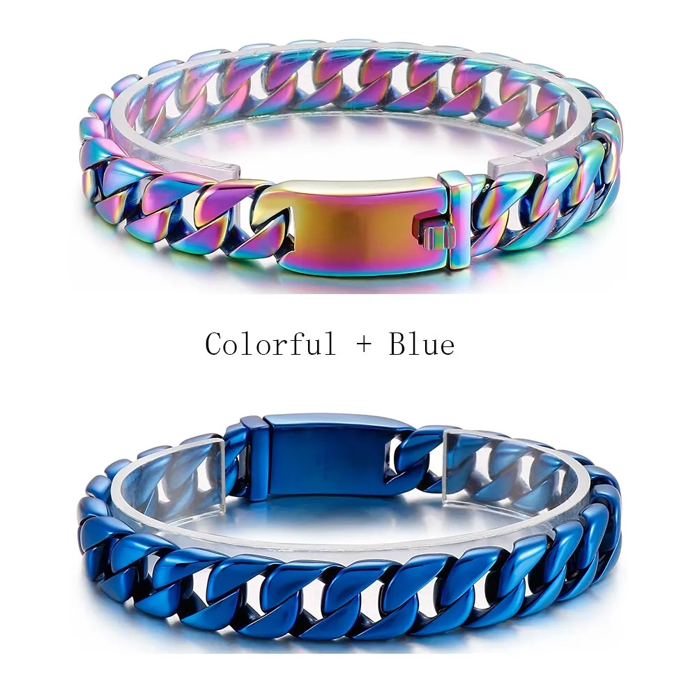 Luxury Gold Plated Bracelet Man Friendship Men's Bracelets