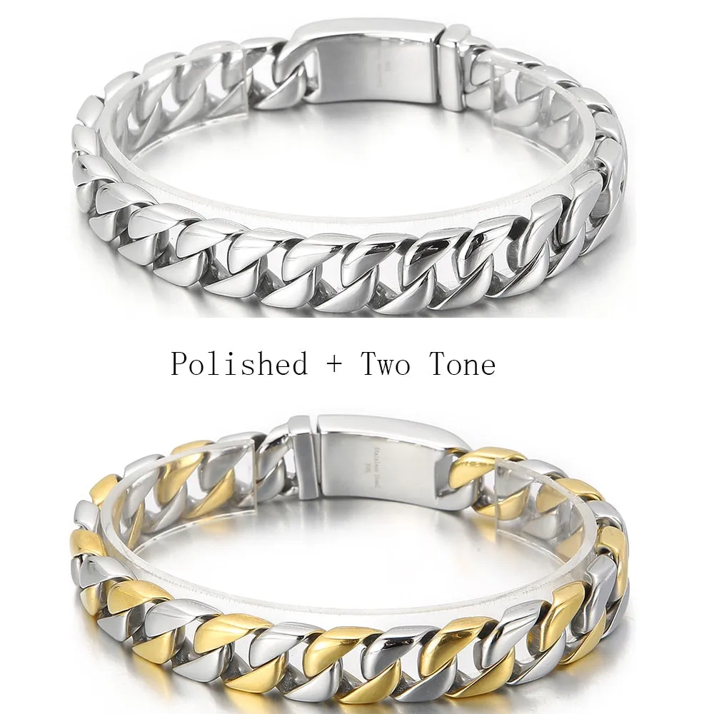Luxury Gold Plated Bracelet Man Friendship Men's Bracelets