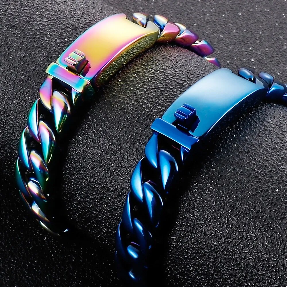 Luxury Gold Plated Bracelet Man Friendship Men's Bracelets
