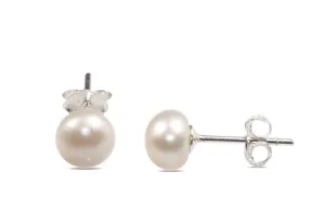 MCJ Pearl Stud Earrings 5mm