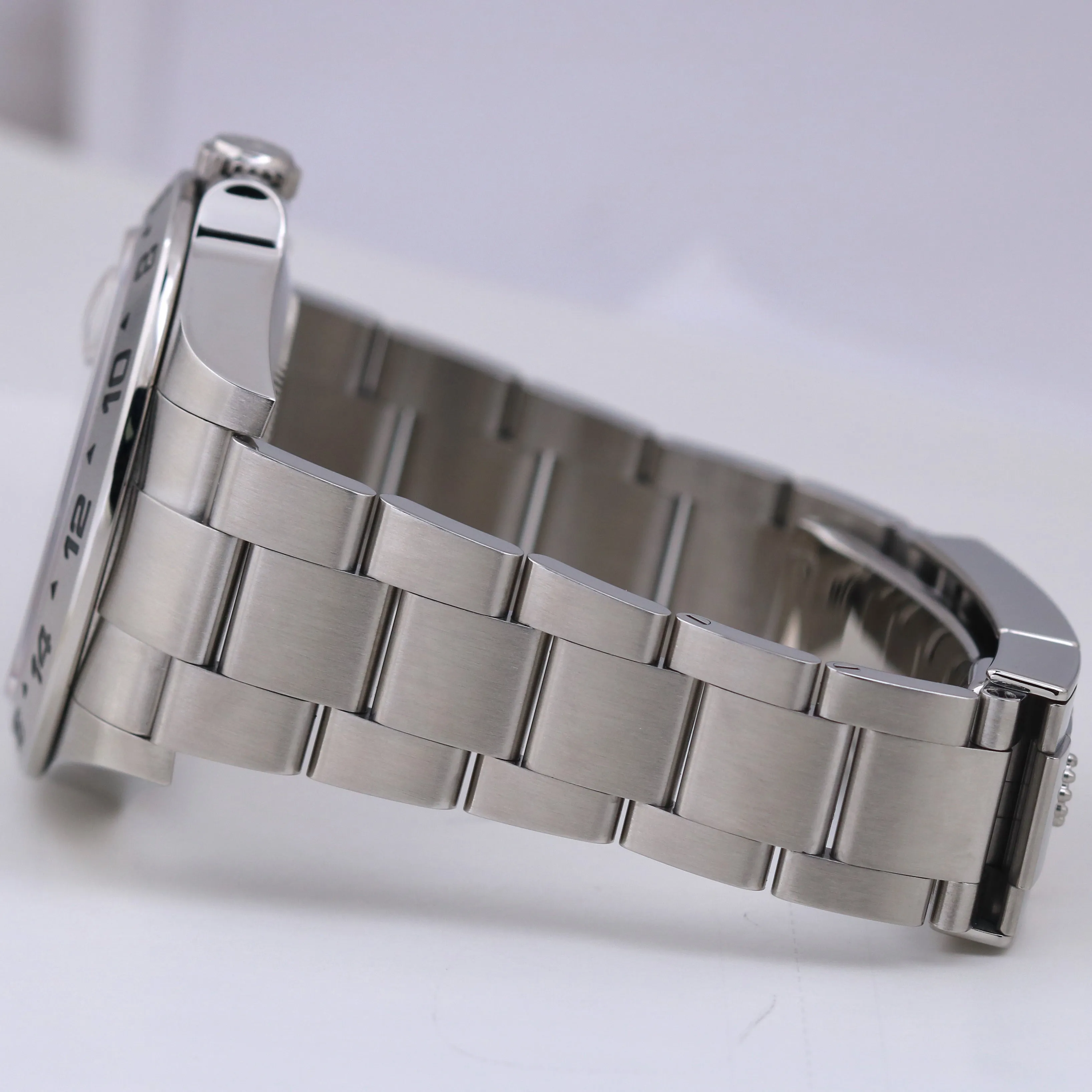 MINT Rolex Explorer II POLAR WHITE 42mm Stainless Steel Orange GMT Watch 216570