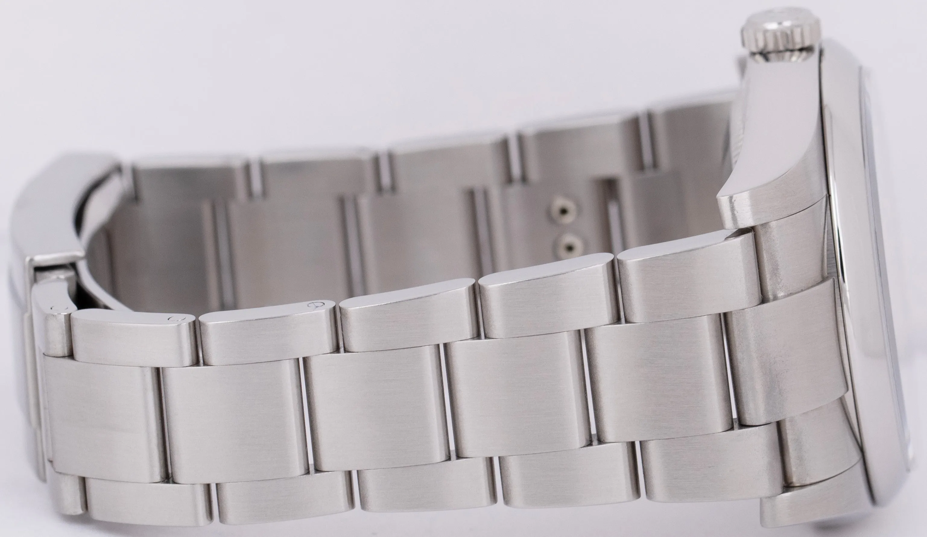 MINT Rolex Oyster Perpetual 36mm Silver Dial DOMINO Stainless Steel Watch 116000