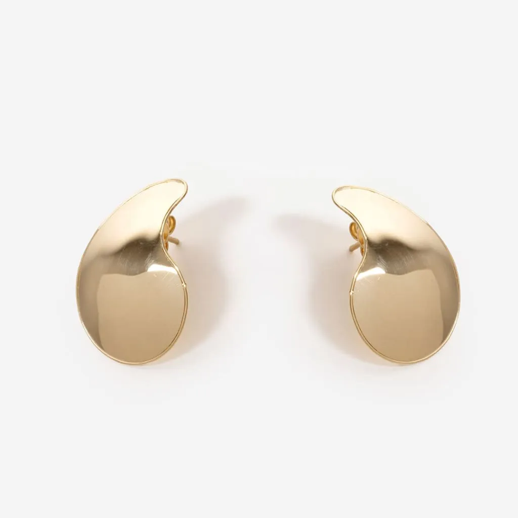 Mirror Earrings | 14ct Gold