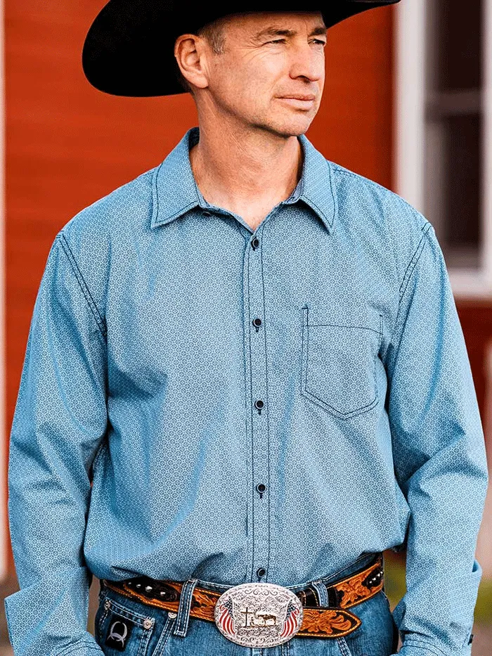 Montana Silversmiths AM53100-731M American Made Freedom Buckle with Christian Cowboy Silver