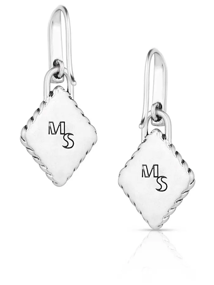 Montana Silversmiths ER6127 Womens High Noon Cobblestone Earrings