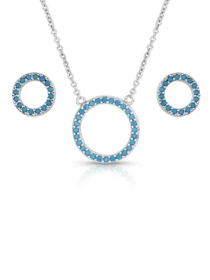 Montana Silversmiths JS5706 Womens Never Ending Elegance Jewelry Set Silver