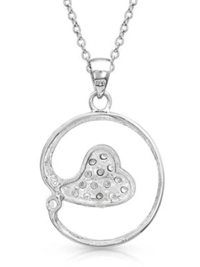 Montana Silversmiths NC4184-D Womens Heart And A Hug Necklace