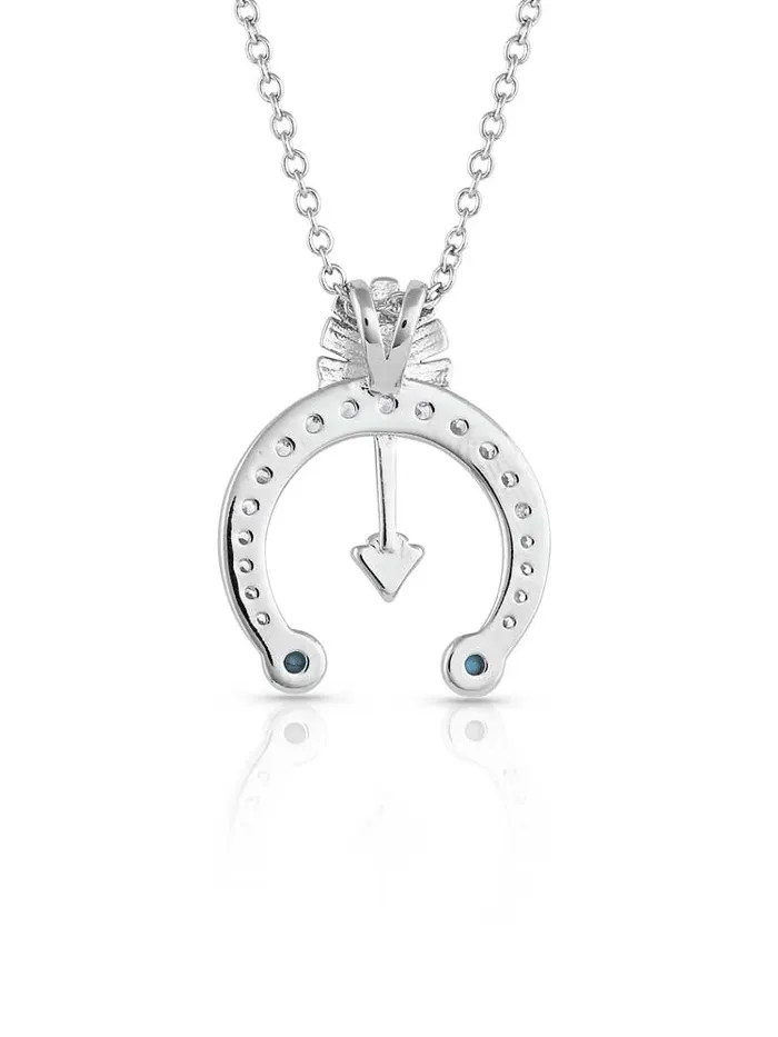 Montana Silversmiths NC5247 Womens Creating Your Luck Blossom Necklace Silver