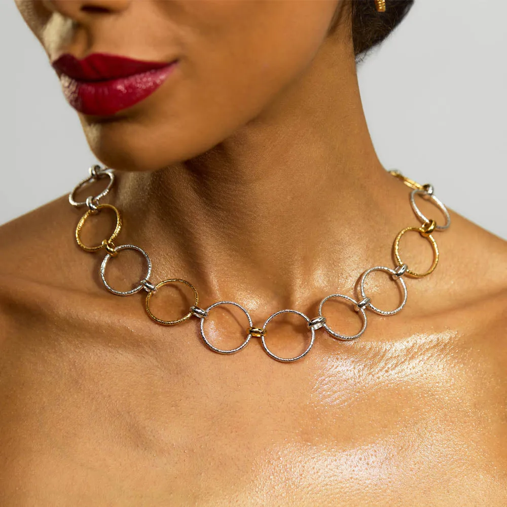 Multi Finish Hula Necklace