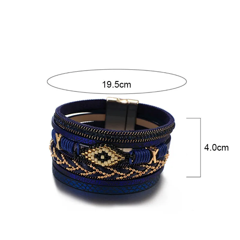 Multi-layer Bohemian Beaded Summer Bracelets