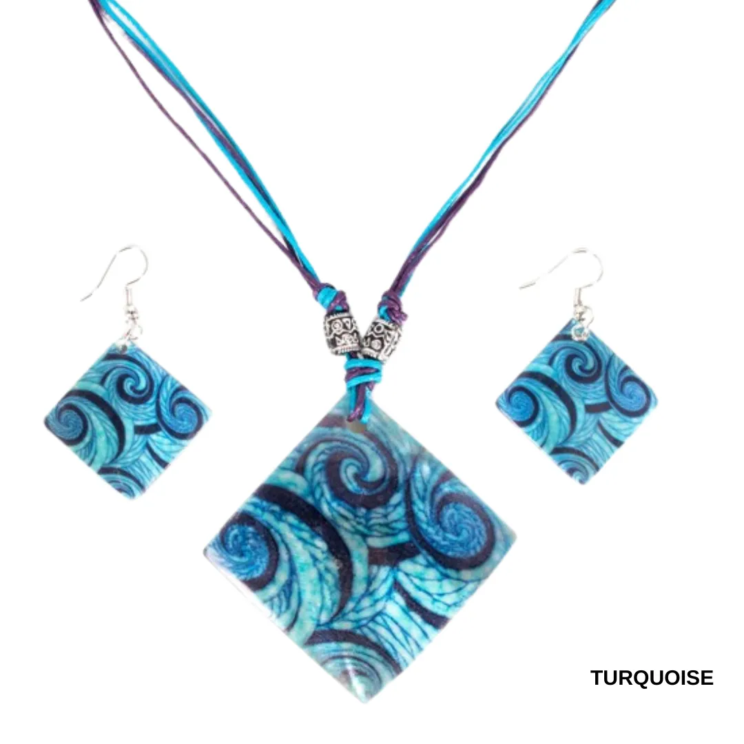 Necklace Set Shell Short