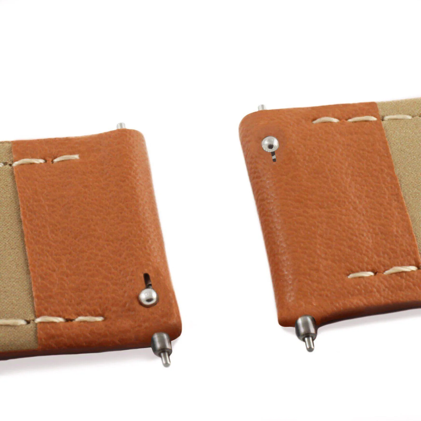 Neliö Square Vegan Leather Watch Rose Gold, Black & Tan