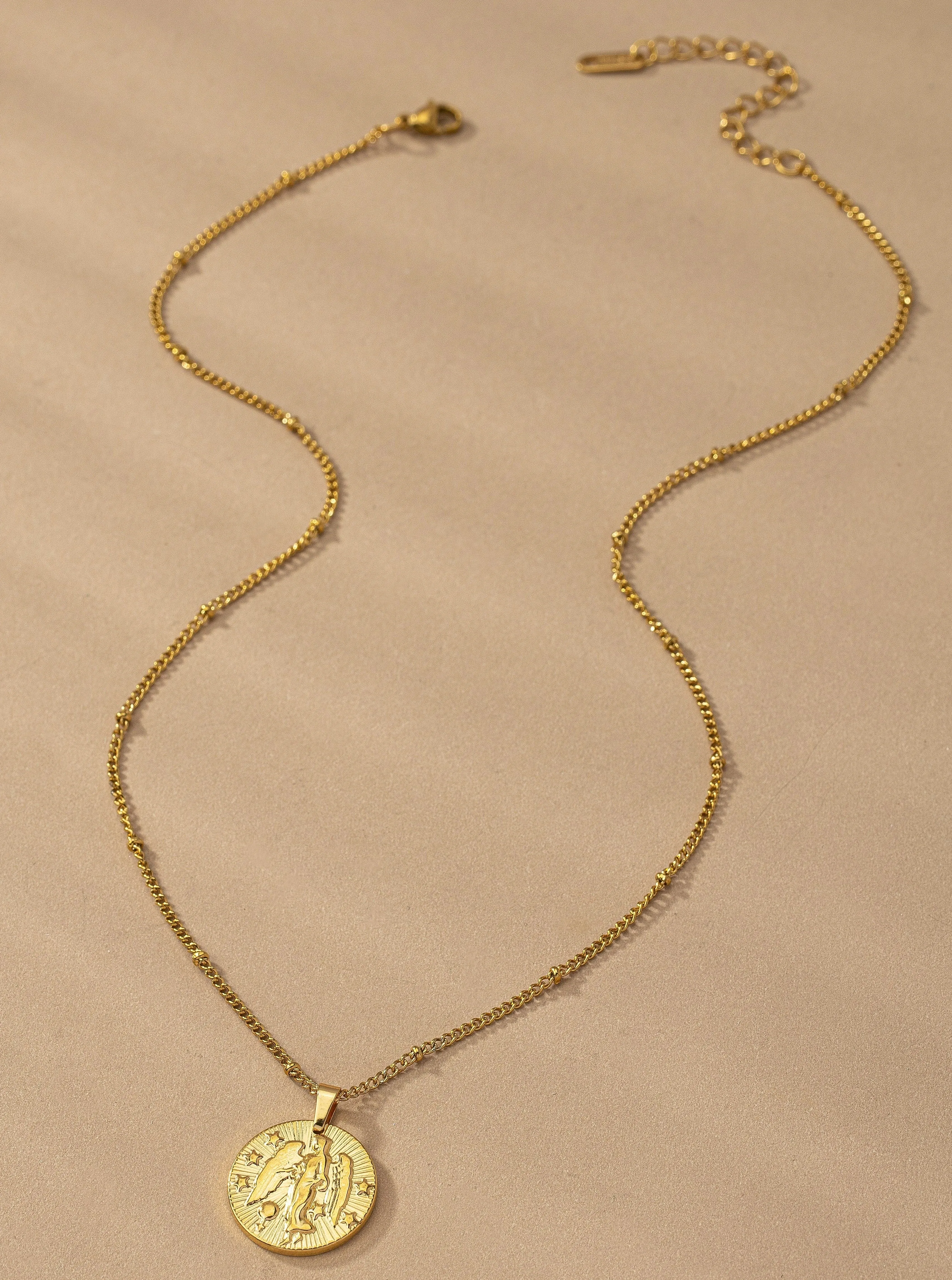 New Moon Zodiac Sign Necklace