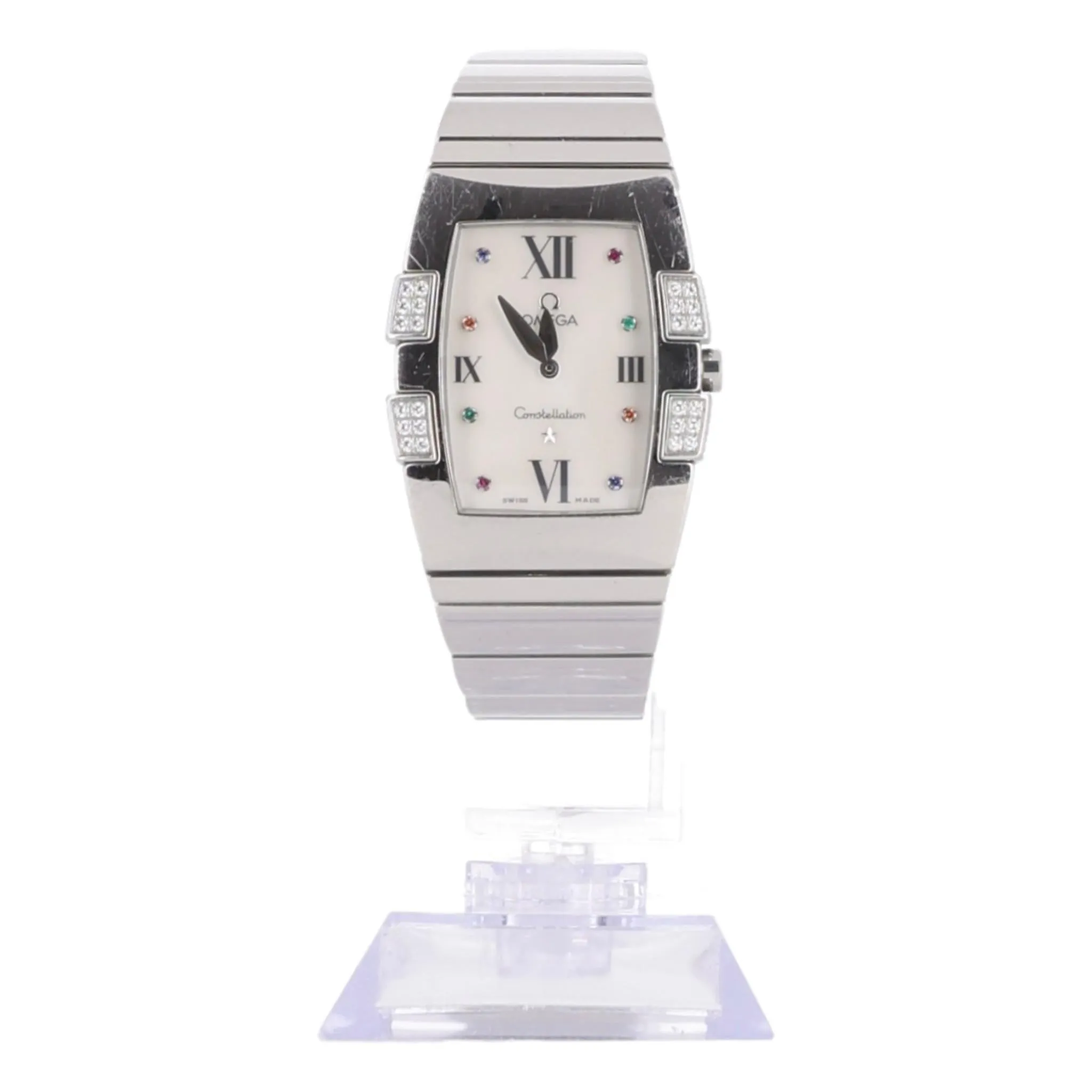 Omega Quadrella Jewel Constellation Mother Of Pearl & Diamond Watch