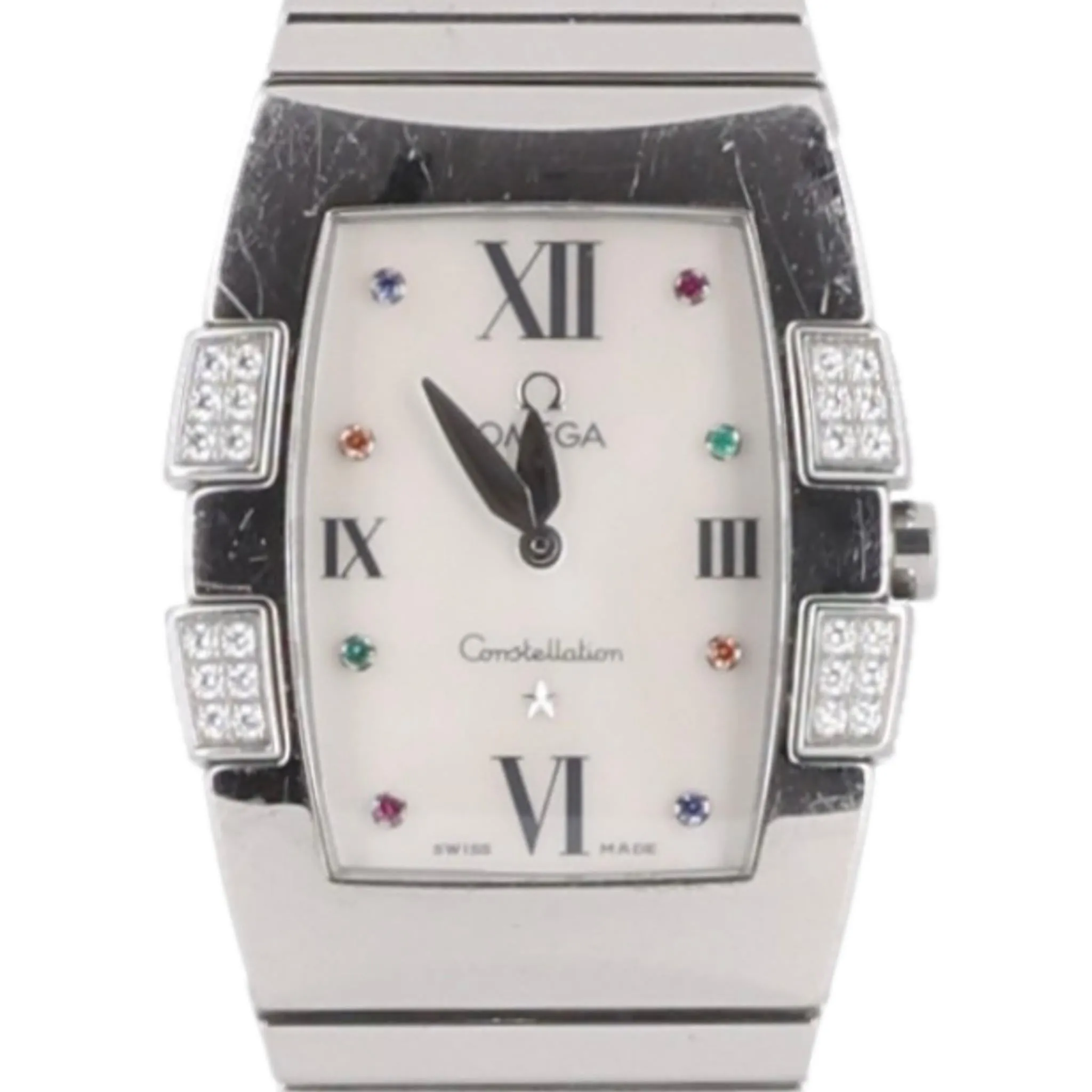 Omega Quadrella Jewel Constellation Mother Of Pearl & Diamond Watch