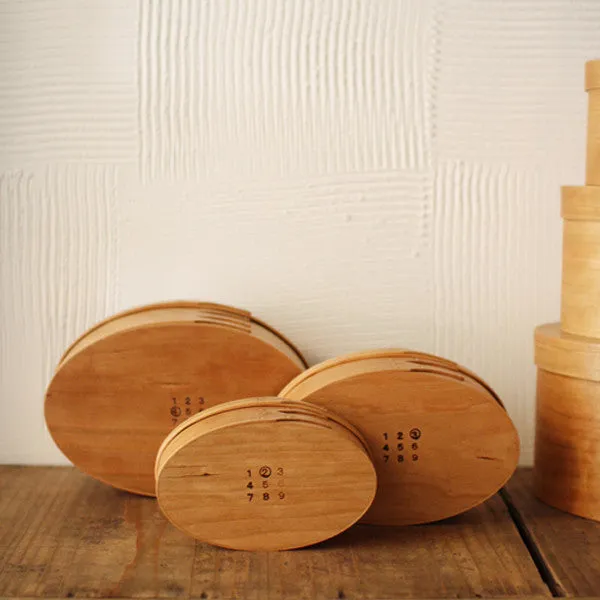 Oval Box -Cherry- (size #2)