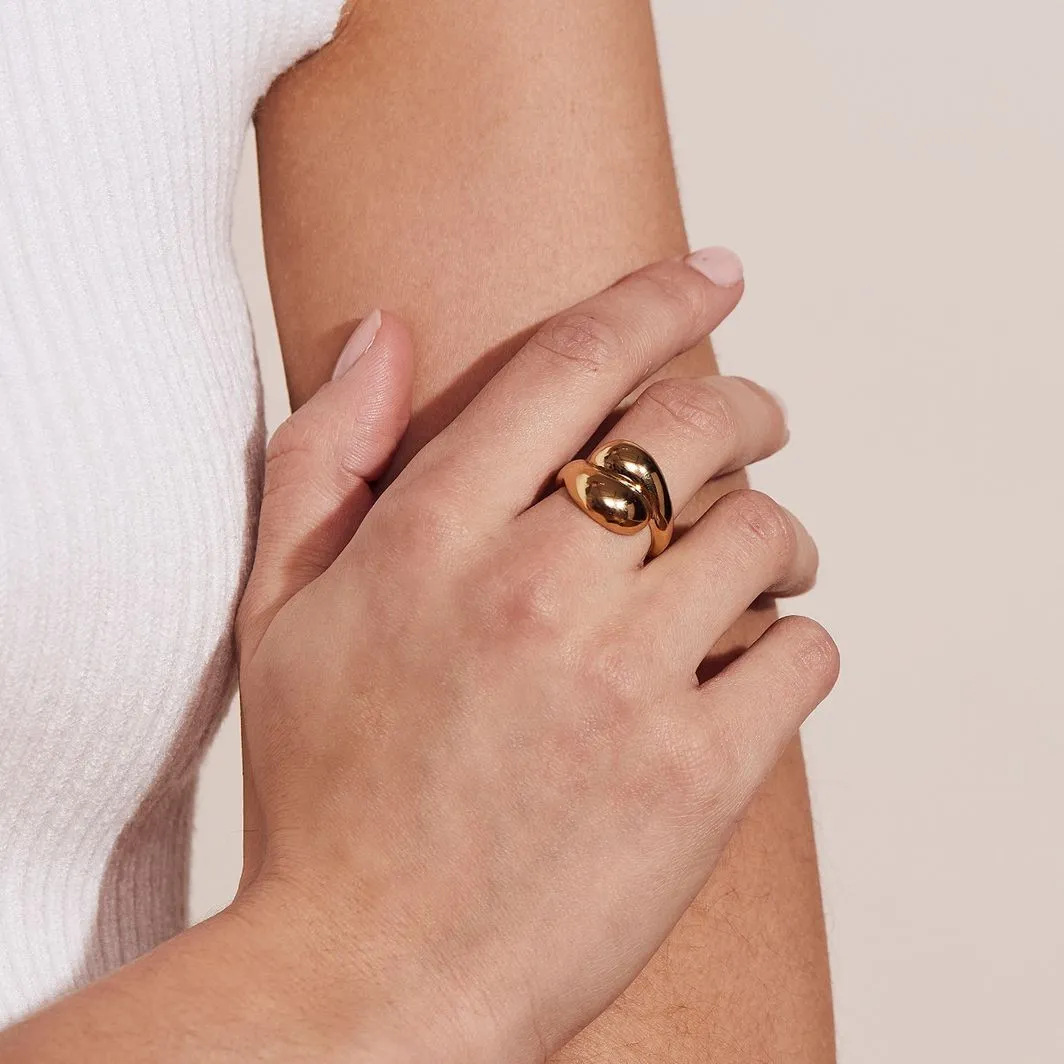 Paisley Ring Maxi Gold