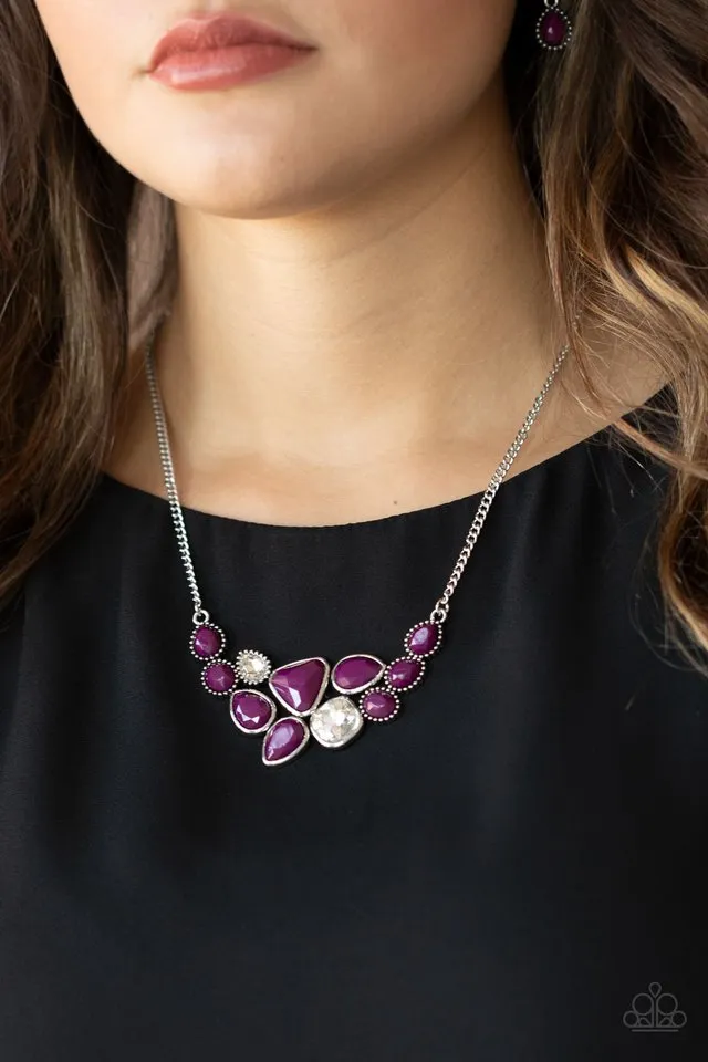 Paparazzi Necklace ~ Breathtaking Brilliance - Purple