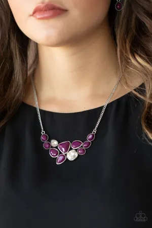 Paparazzi Necklace ~ Breathtaking Brilliance - Purple