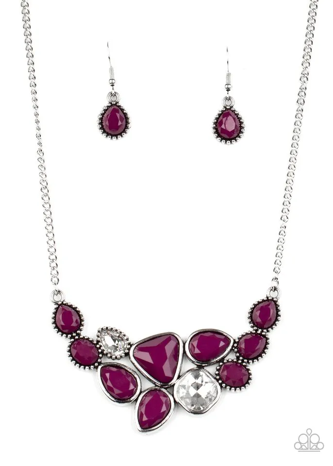 Paparazzi Necklace ~ Breathtaking Brilliance - Purple