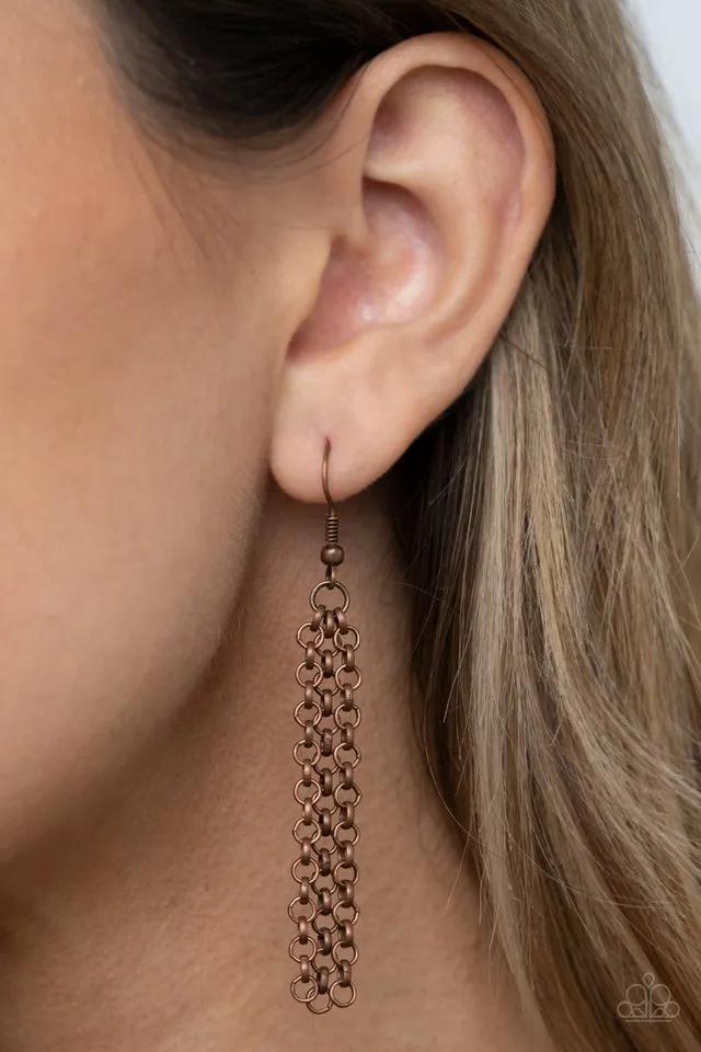 Paparazzi Necklace ~ Record-Breaking Radiance - Copper