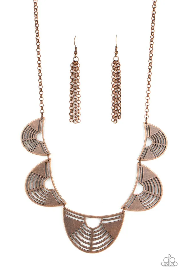 Paparazzi Necklace ~ Record-Breaking Radiance - Copper