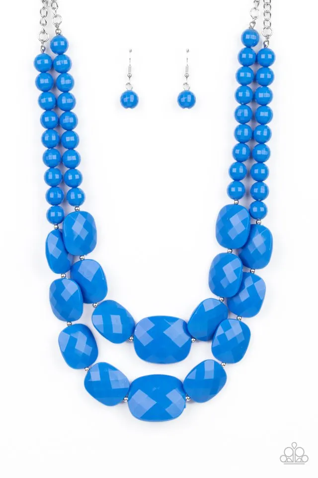 Paparazzi Necklace ~ Resort Ready - Blue