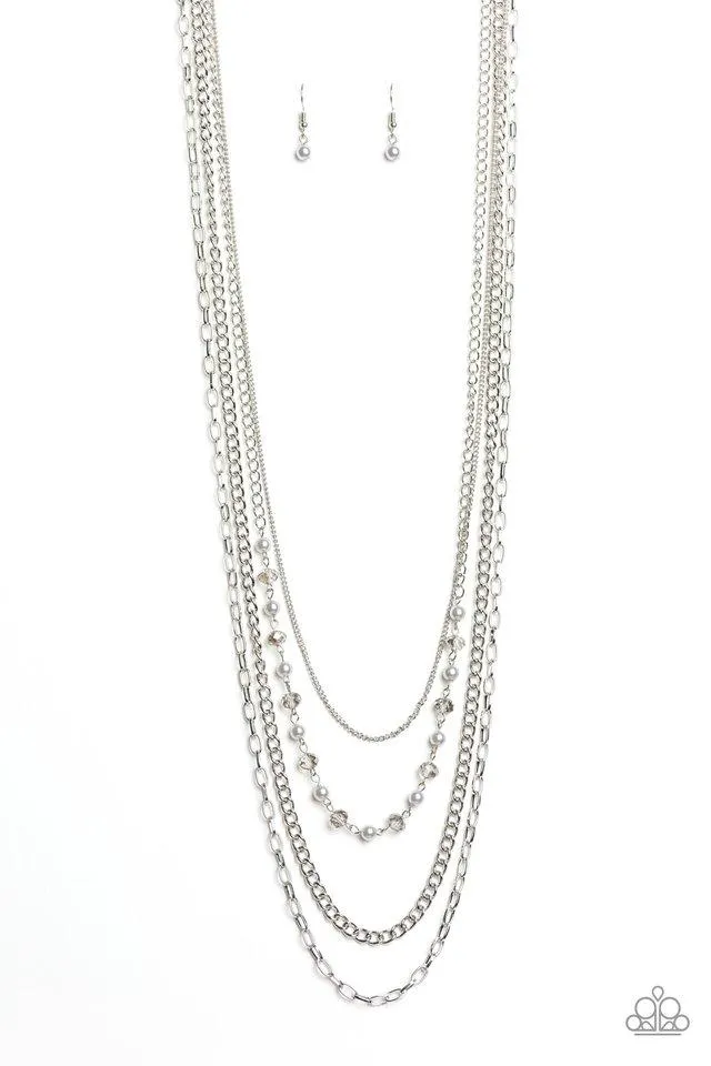 Paparazzi Necklace ~ SoHo Sophistication - Silver