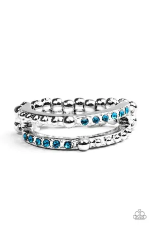 Paparazzi Ring ~ Dauntless Shimmer - Blue