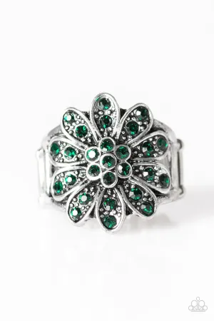 Paparazzi Ring ~ Peppy Perennial - Green